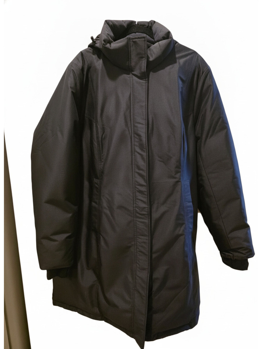 EUC Unisma Women's Black XL Puffer Jacket with High Collar